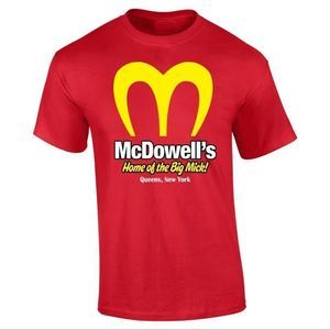 McDowell's Coming To America Sexual Chocolate Funny Fashion Graphic T- Shirt Tee